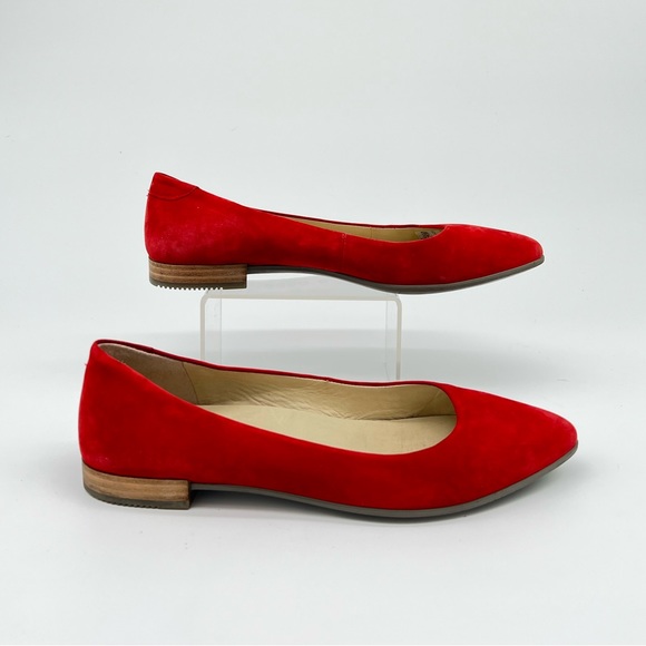 Ecco Shoes - Ecco Shape Pointy Ballerina chili red Flats